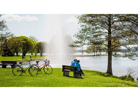 Waterfront park in Järvenpää