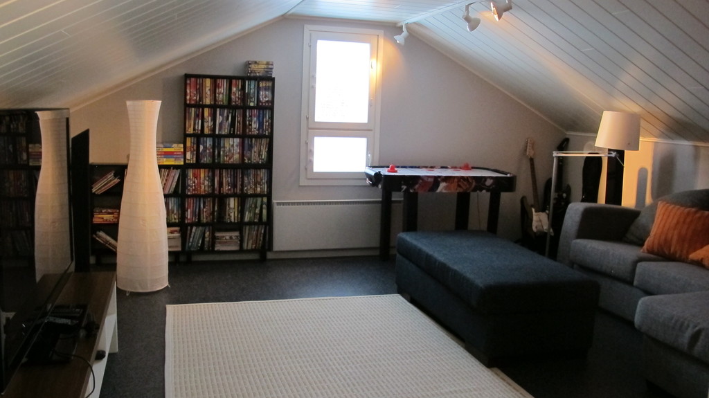 loft with sofabed and ps 4