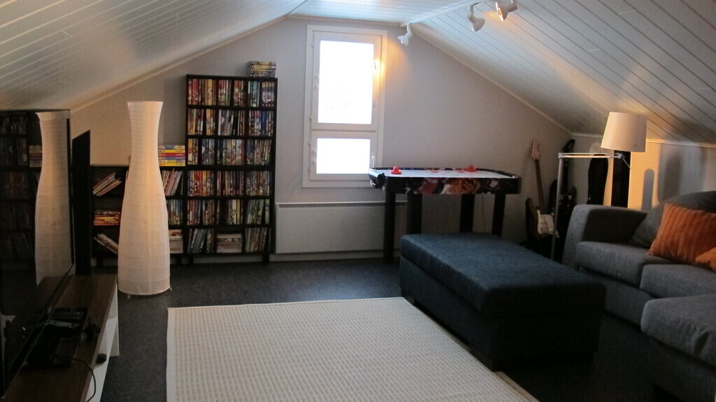 loft with sofabed and ps 4