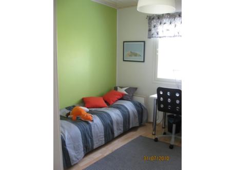 bedroom with adult size bed