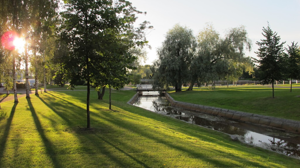 one of the parks in Oulu