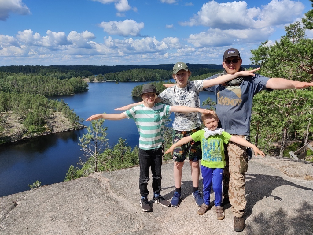 National park Repovesi (2,5 hours drive), free camping