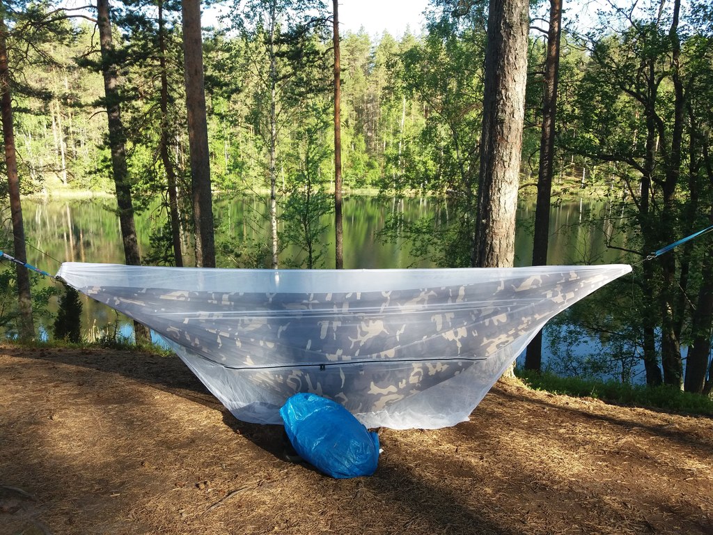 Iso-Melkutin. You are free to take our hammock to camping trips.