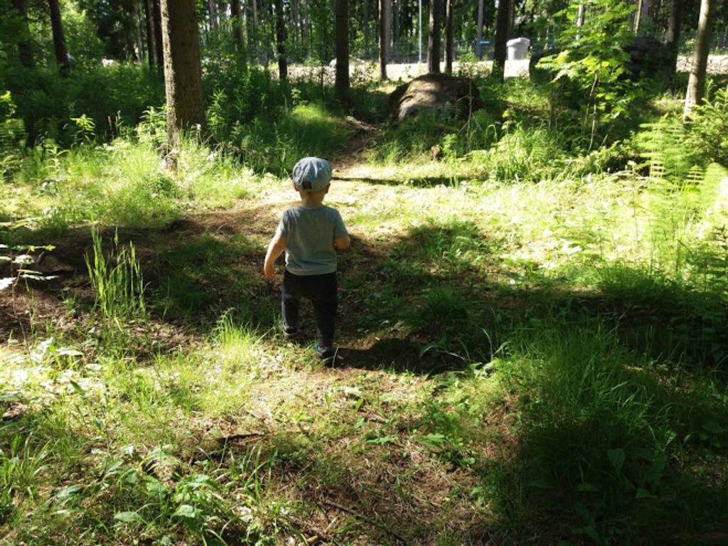 Forests and exellent jogging paths 100 m distance from our home