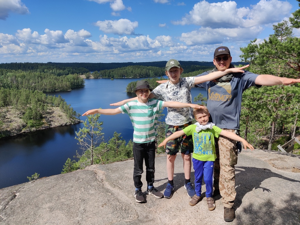 National park Repovesi (2,5 hours drive), free camping