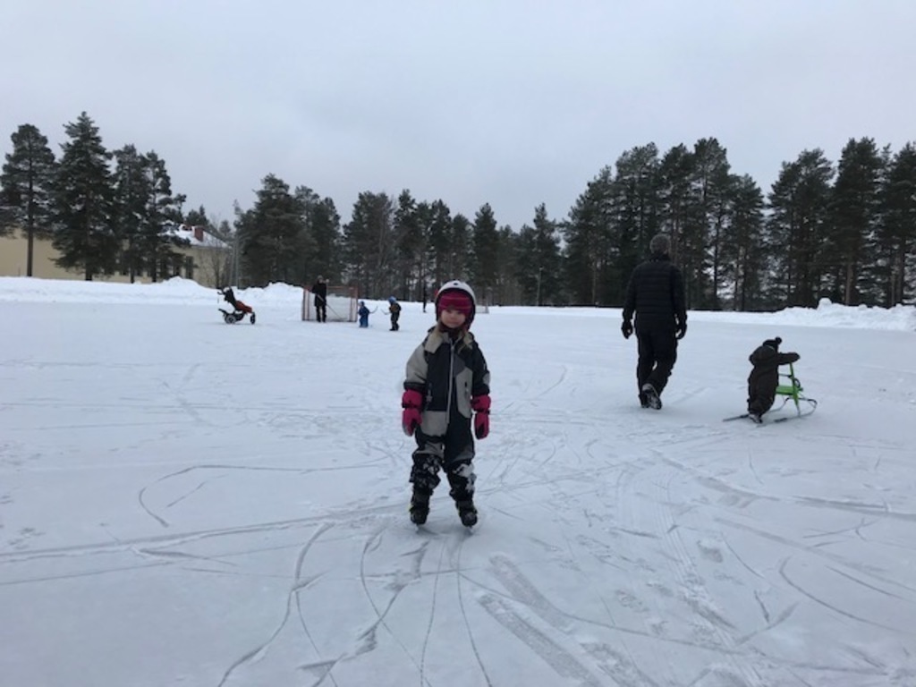 During winter months You could go skating. There is a skating-rink 500 metres from the house.