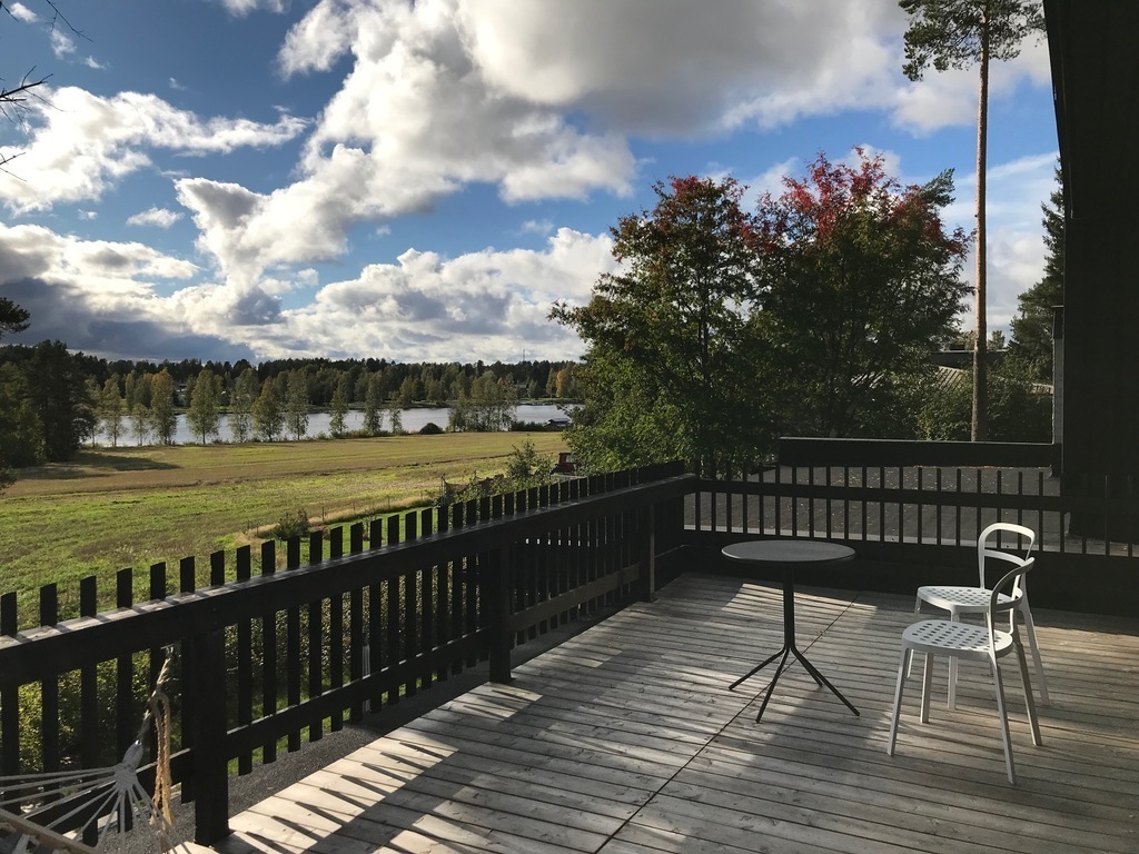 River view from roof terrace