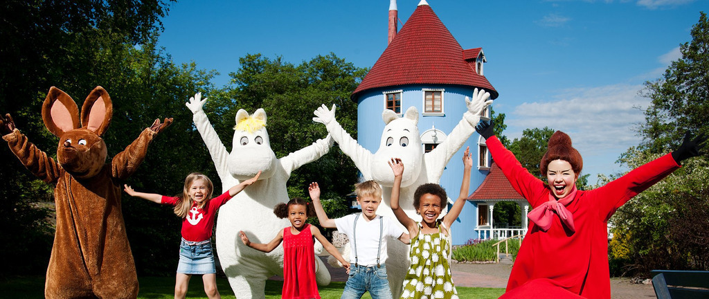 Beutiful and unique Moominworld and adventure island amusement park, 30 min drive from our home.