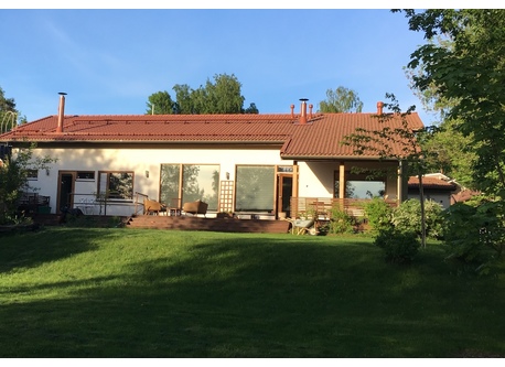 Our home from the garden side