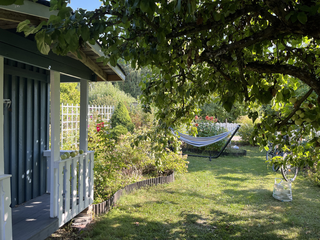 Our summer cottage in a community garden