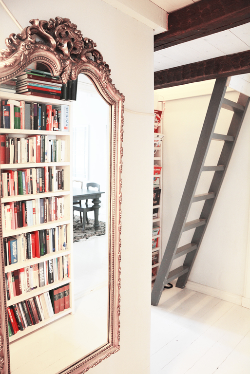 One of the lofts, this one for storing the home repairing equipment.