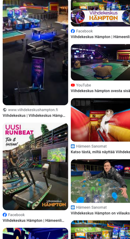 https://www.viihdekeskushampton.fi/ 10 minutes from home