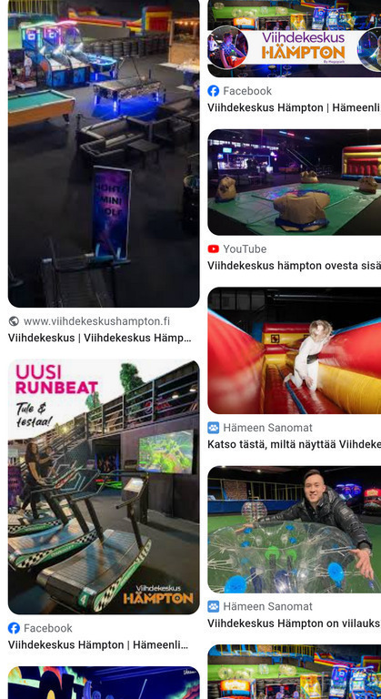 https://www.viihdekeskushampton.fi/ 10 minutes from home