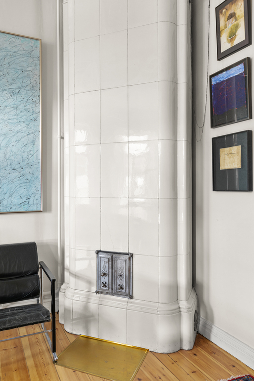 Dining room fireplace