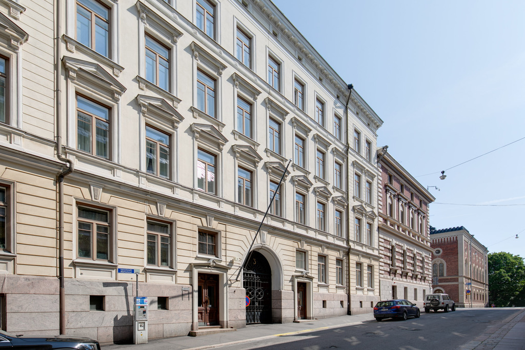 Our home is situated in the historical city in the heart of Helsinki.