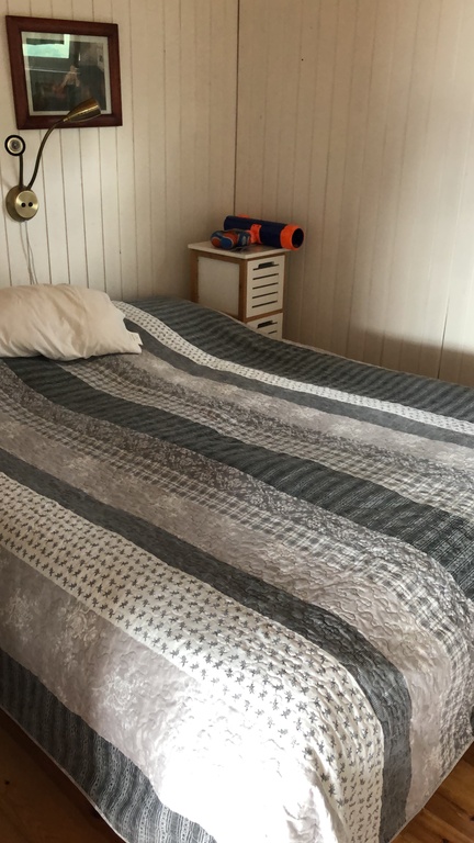 Bedroom on the summer cottage