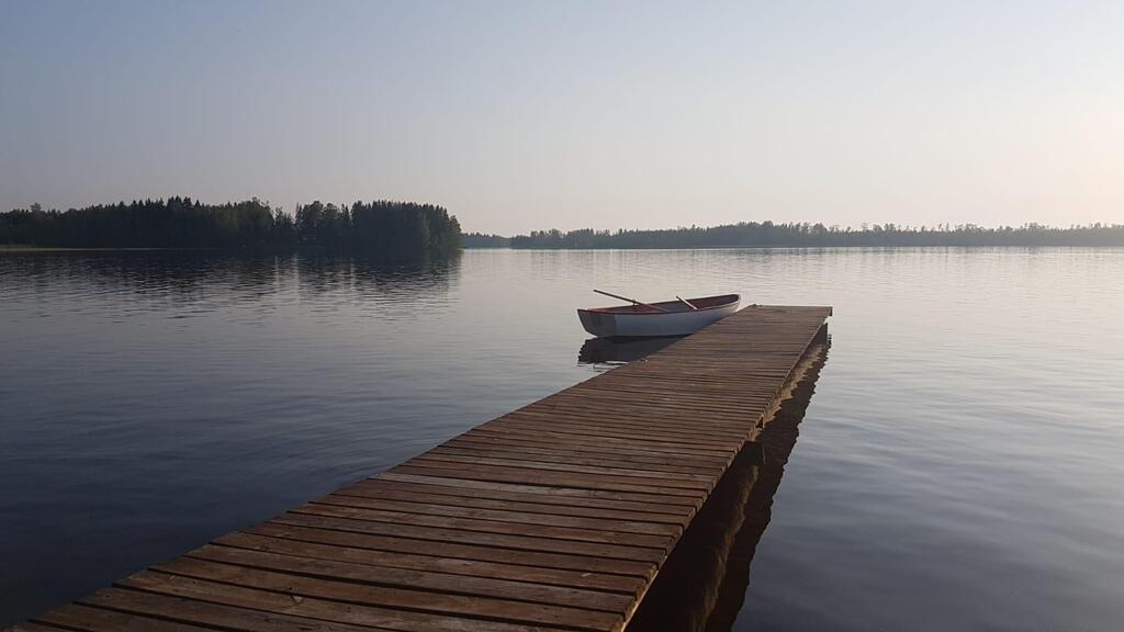 Late summer night at the summer cottage