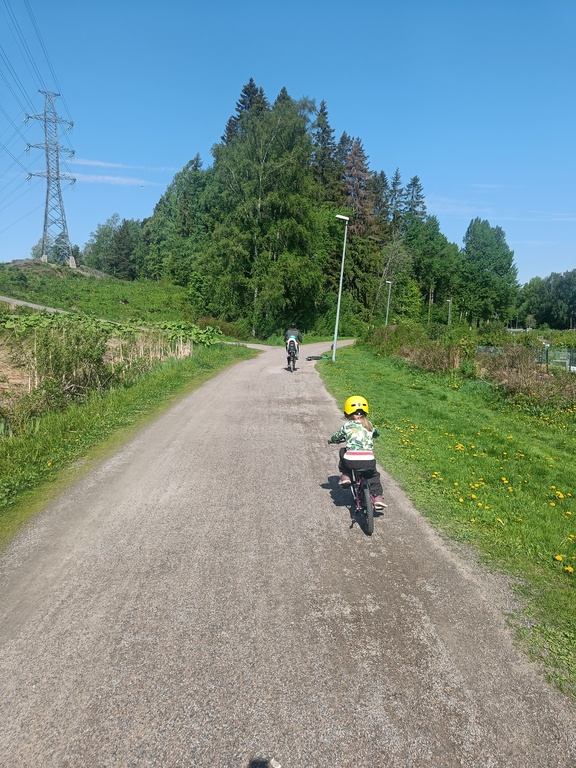 Cycling in Haaga