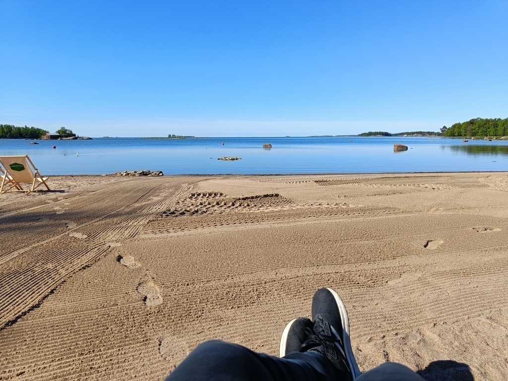 Kasinonranta beach in Helsinki