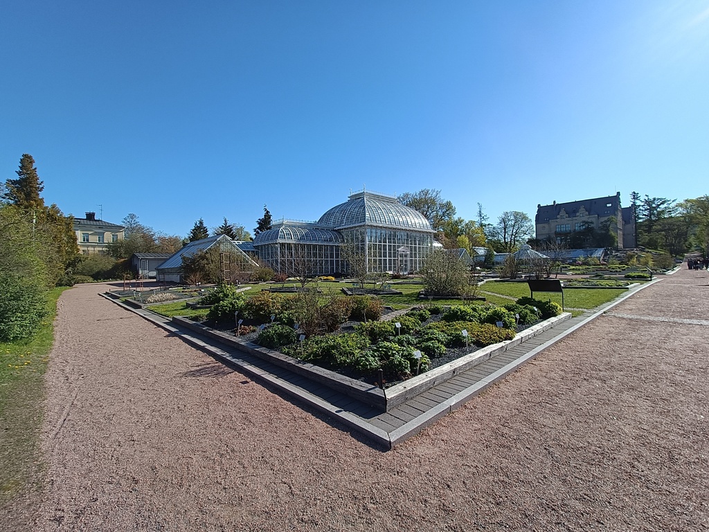 Botanical Gardens, downtown Helsinki