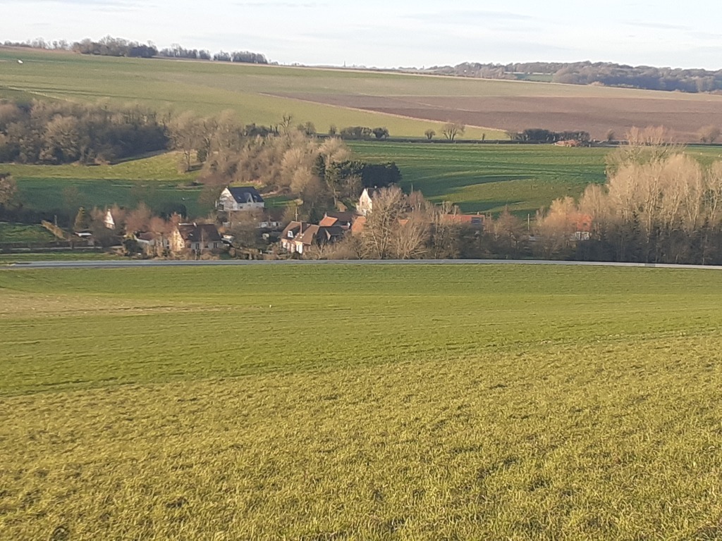 Zicht op Larre, ons gehucht