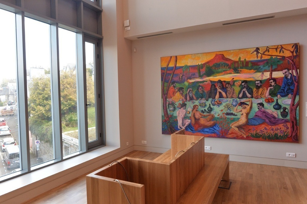 Musée de Pont Aven with paintings from Paul Gauguin