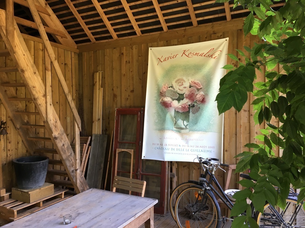 Stairs to clim to the cabane