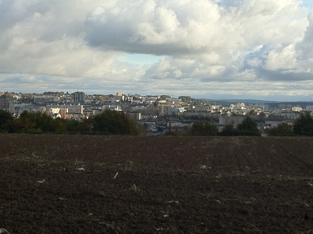 Vue du Mans de la maison 