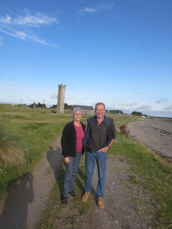 Suzanne and Alain along River Boyne, Ireland