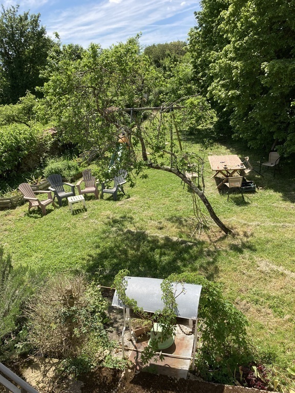Vue fenêtre chambre d'amis