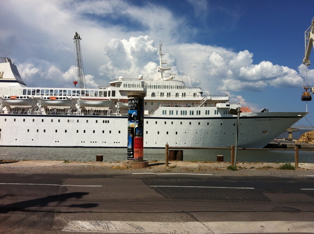 liner in front of the house