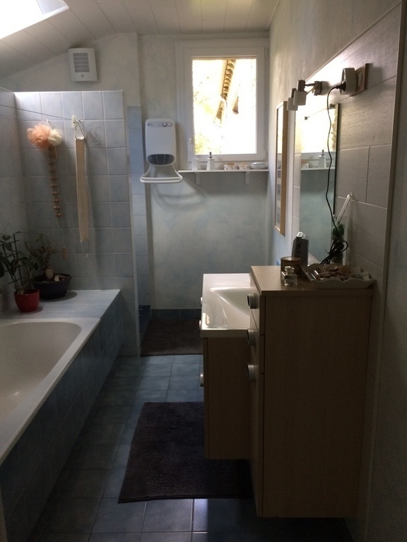 The bathroom on the ground floor