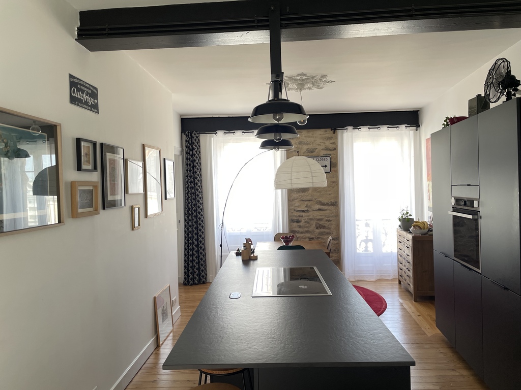 La cuisine salle à manger. 