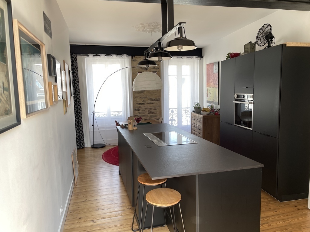 La cuisine salle à manger. 