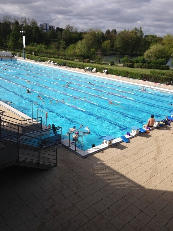Swimming pool near the house- with spa