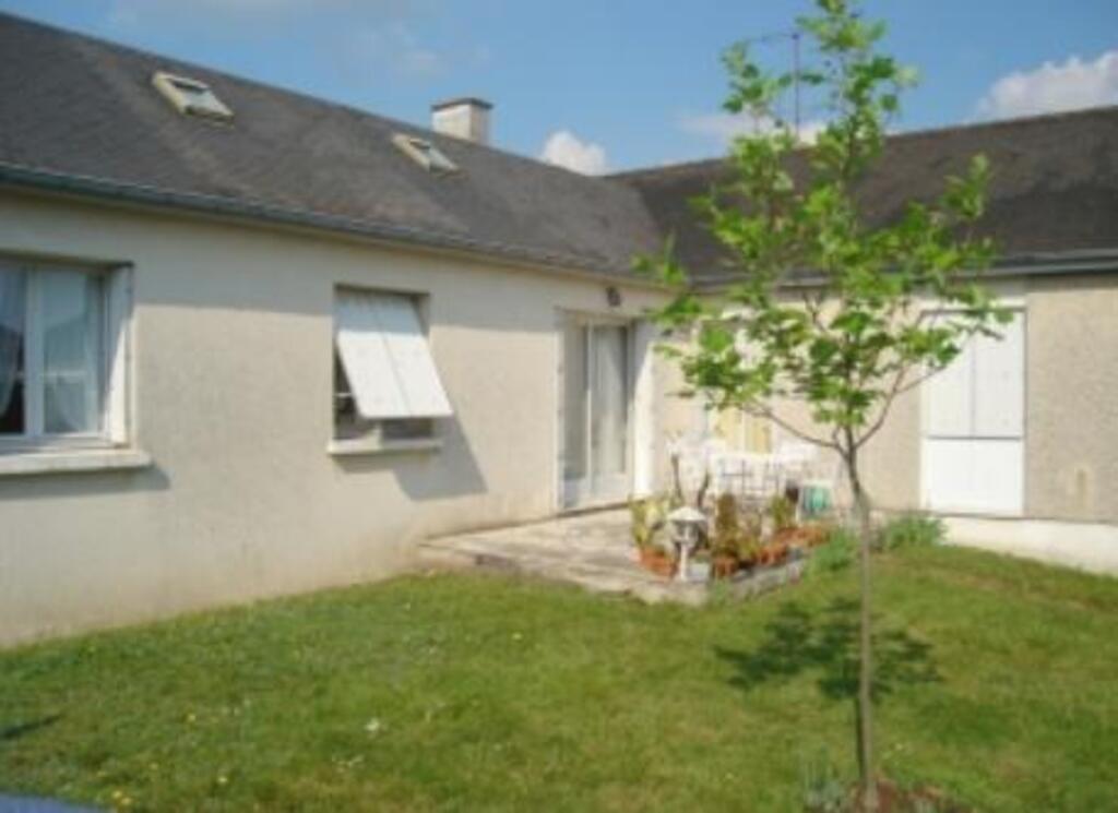 The back of the house and terrace