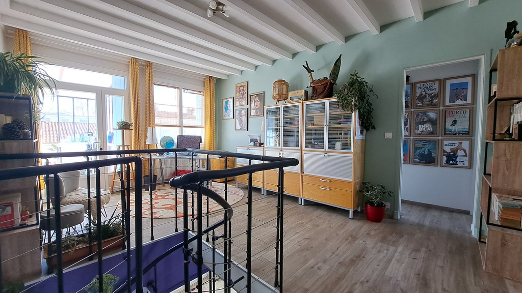upstairs office and books