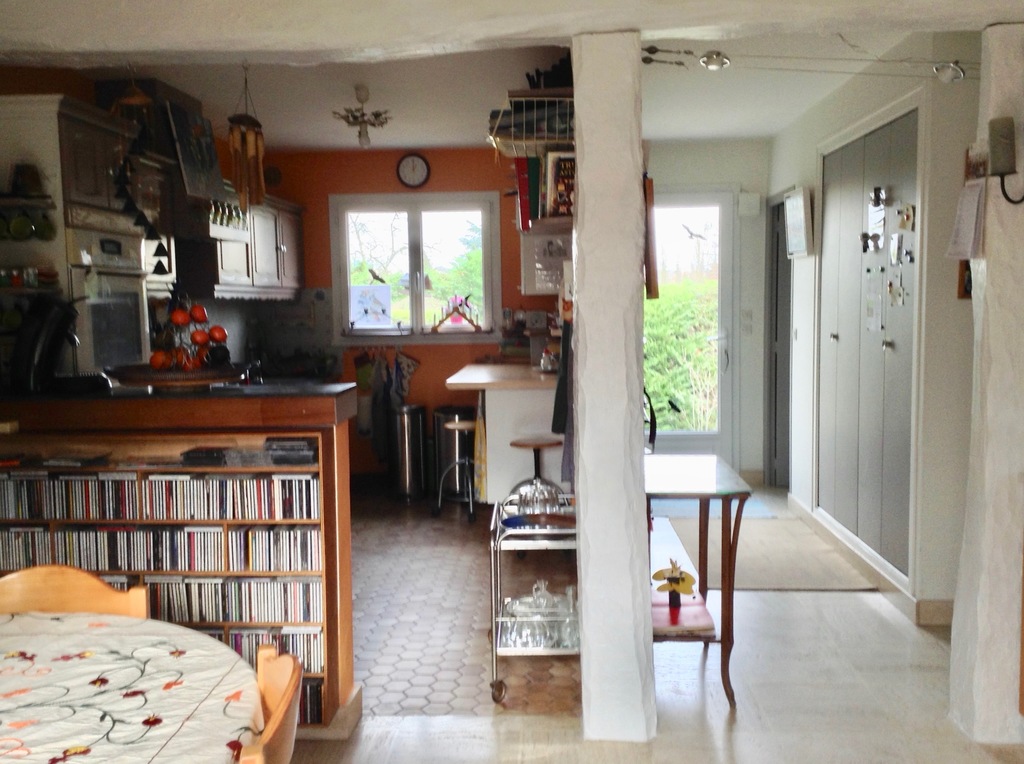kitchen and dining room