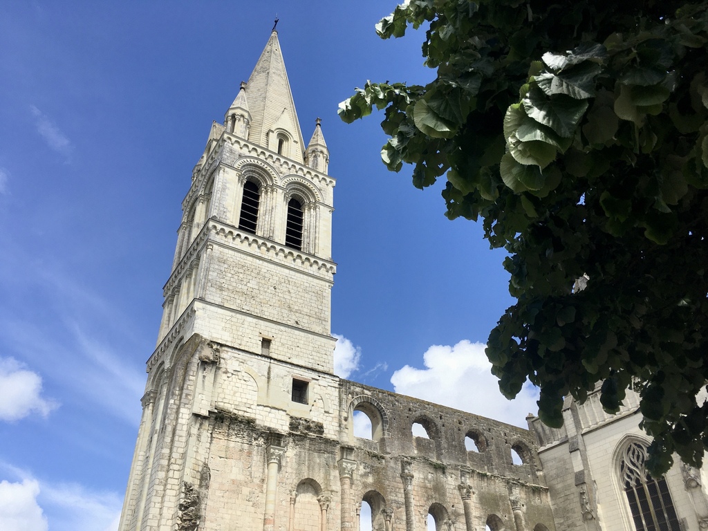 In Beaulieu les Loches, the abbey just restored