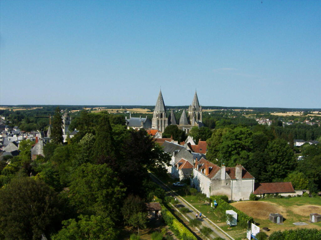 A view of Saint Ours Church in Loches- Unique architecture