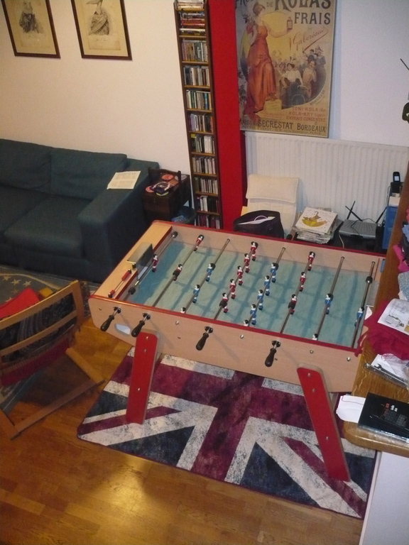 Baby-foot in the living room