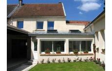 Our house on the courtyard side /  Notre maison côté cour