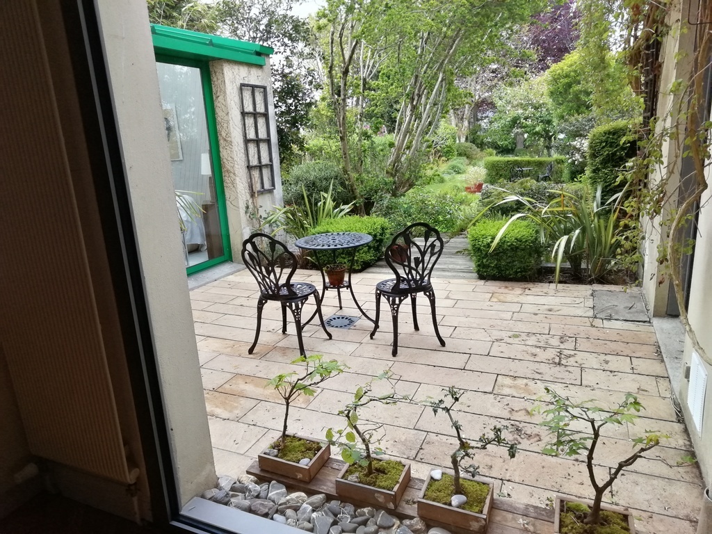 Première terrasse vue du salon