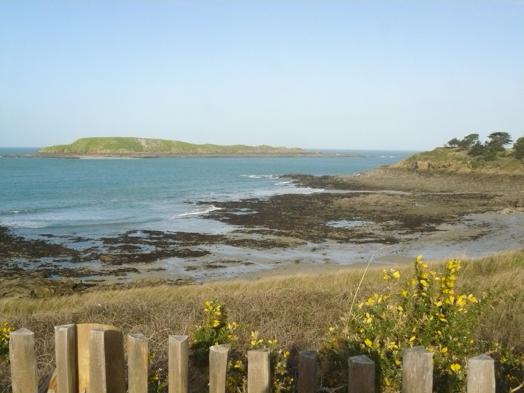 Walking along the coast at saint-Briac