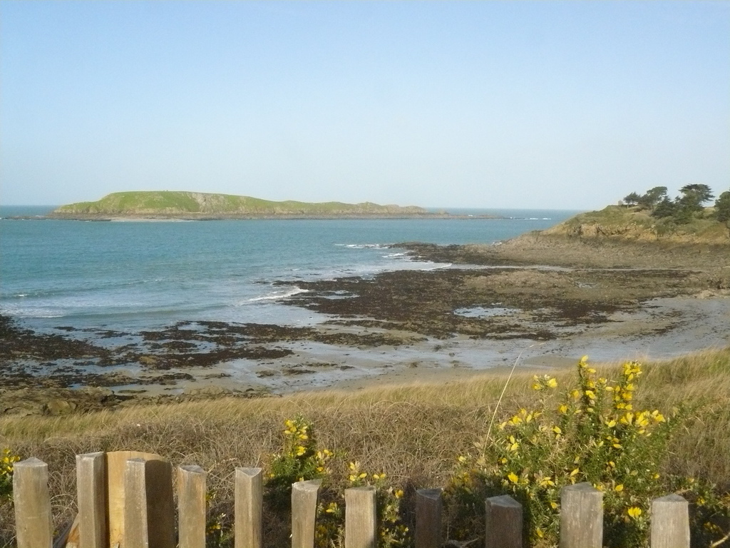 Walking along the coast at saint-Briac
