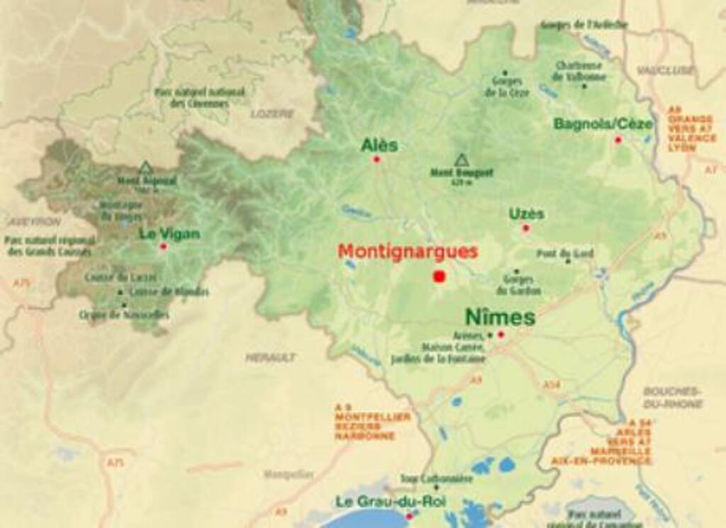 le Gard, Montignargues
