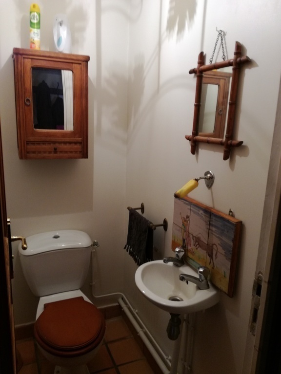 The toilet at first floor