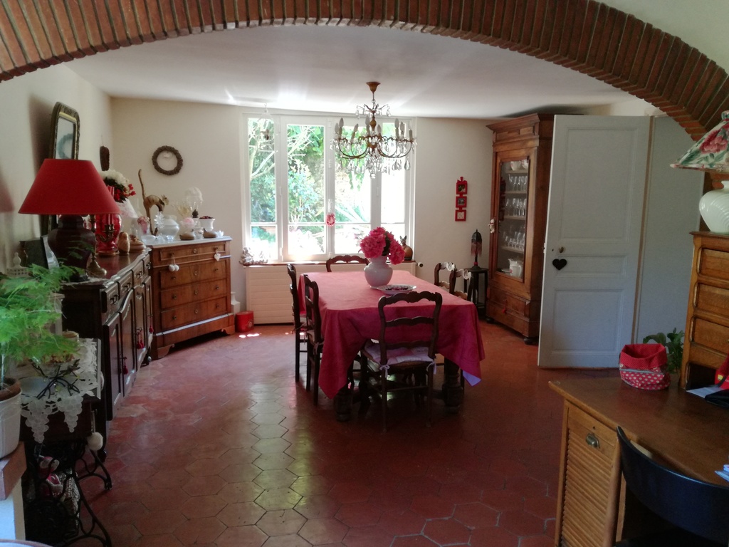 The dining room