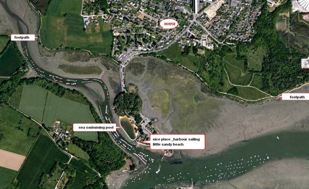 aerial view of the area