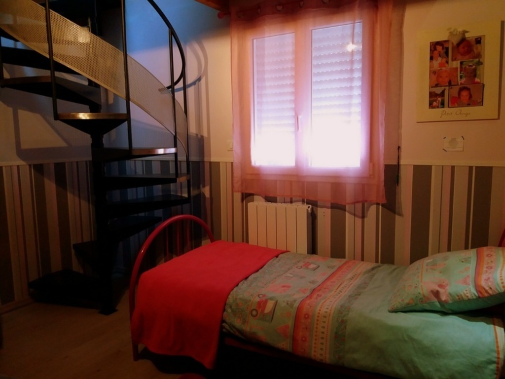 Candice's bedroom on the ground floor